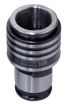 Bernardo quick-change chuck 31 mm GT 24, DIN 376, M36 (28 x 22)
